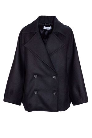 Black virgin wool coat MAURO GRIFONI | GT26105337003